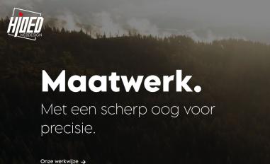 Schermafbeelding van hjoedwebdesign.nl