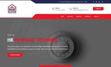 Schermafbeelding van hk-montagetechniek.nl