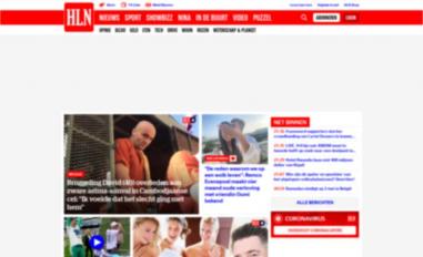 Schermafbeelding van hln.be