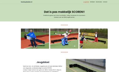 Schermafbeelding van hockeydoelen.nl