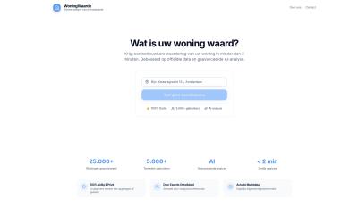 Schermafbeelding van hoeveelismijnhuiswaard.net