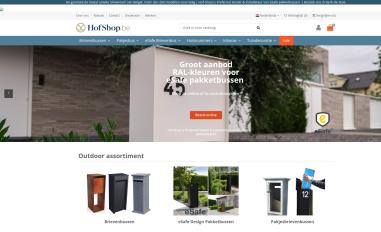 Schermafbeelding van hof-shop.be