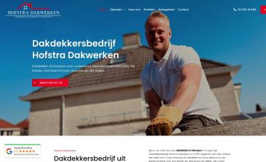 Schermafbeelding van hofstradakwerken.nl