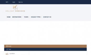 Schermafbeelding van holidayhonchos.co.uk