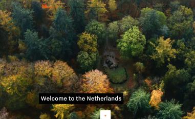 Schermafbeelding van holland.com