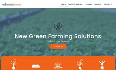 Schermafbeelding van hollandbioscience.com