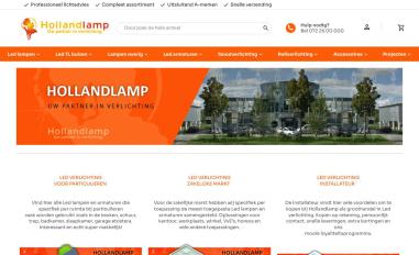 Schermafbeelding van hollandlamp.nl