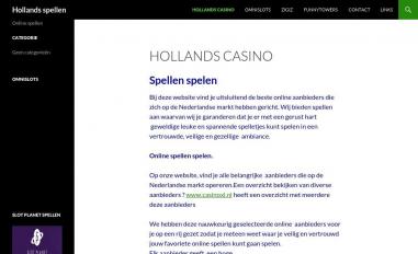Schermafbeelding van hollandscasino.net