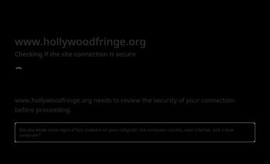 Schermafbeelding van hollywoodfringe.org