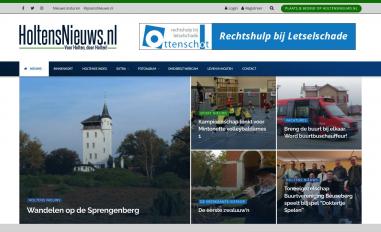 Schermafbeelding van holtensnieuws.nl