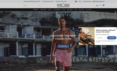 Schermafbeelding van hom-shop.com