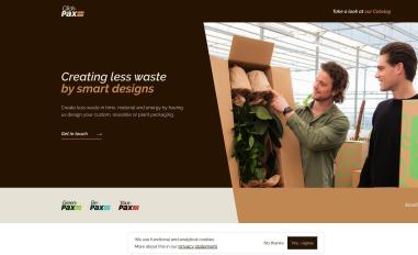 Schermafbeelding van home.click-pax.com