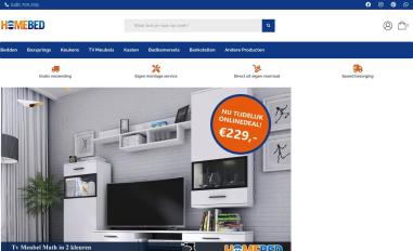 Schermafbeelding van homebed.nl