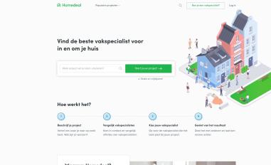 Schermafbeelding van homedeal.nl