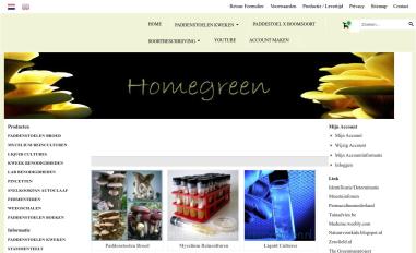 Schermafbeelding van homegreen.nl