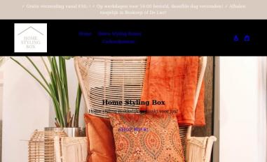 Schermafbeelding van homestylingbox.com