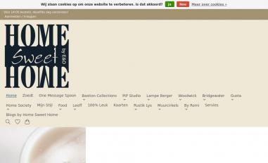 Schermafbeelding van homesweethomewierden.nl