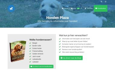 Schermafbeelding van honden-plaza.nl