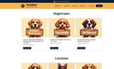 Schermafbeelding van honden-training.nl