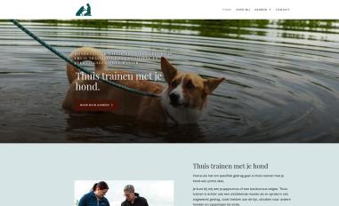 Schermafbeelding van hondencoachhillie.nl