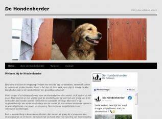 Schermafbeelding van hondenherder.com