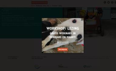 Schermafbeelding van hondenschool.vanstal.nl