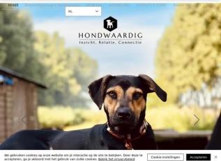 Schermafbeelding van hondenschoolzaanstreek.nl