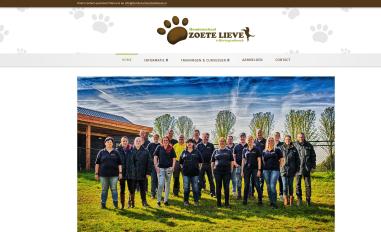 Schermafbeelding van hondenschoolzoetelieve.nl