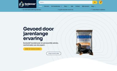 Schermafbeelding van hondenvoerenmeer.nl