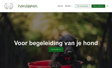 Schermafbeelding van hondspan.nl