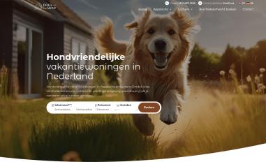Schermafbeelding van hondvriendelijkevakantiewoning.nl