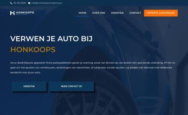 Schermafbeelding van honkoopscarcleaning.nl