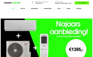 Schermafbeelding van honnefelectro.nl