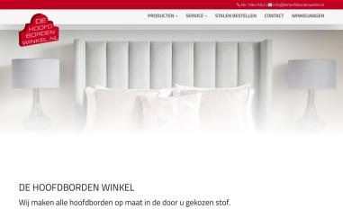 Schermafbeelding van hoofdbordenwinkel.nl