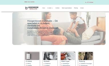 Schermafbeelding van hoogenboominstallatie.nl