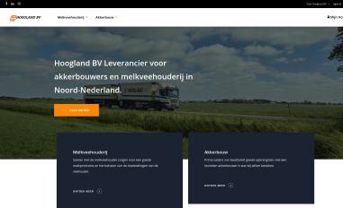 Schermafbeelding van hooglandbv.nl