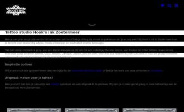 Schermafbeelding van hooksink.nl