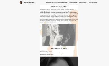 Schermafbeelding van hoornumijnstem.nl