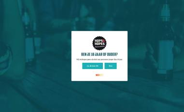 Schermafbeelding van hopsandhopes.nl