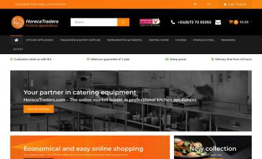 Schermafbeelding van horecatraders.com