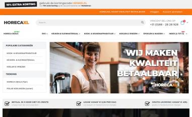 Schermafbeelding van horecaxl.com