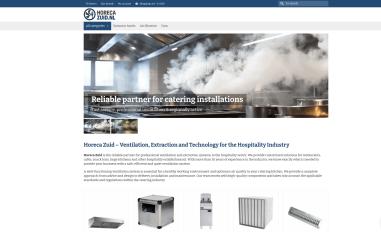 Schermafbeelding van horecazuid.nl