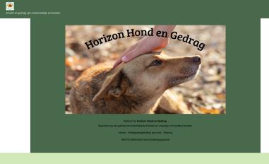 Schermafbeelding van horizon-hond-en-gedrag.nl