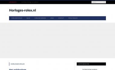 Schermafbeelding van horloges-rolex.nl