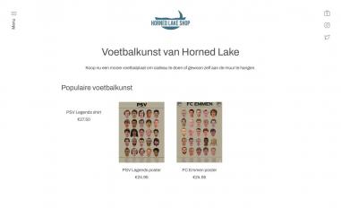 Schermafbeelding van hornedlake.com