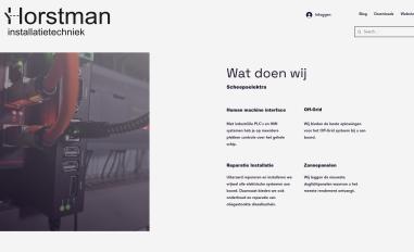 Schermafbeelding van horstmaninstallatietechniek.nl