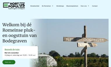 Schermafbeelding van hortuspopulus.nl