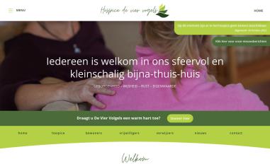 Schermafbeelding van hospicedeviervogels.nl