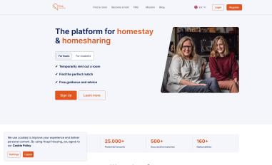 Schermafbeelding van hospihousing.com