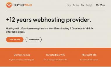 Schermafbeelding van hostingwalk.com